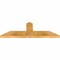 Ekena Millwork Portland Rough Sawn Timber Gable Bracket, Western Red Cedar, 36"W x 12"H x 2"D x 4"F, 8/12 Pitch GBW036X12X0204POR00RWR - alternate 3